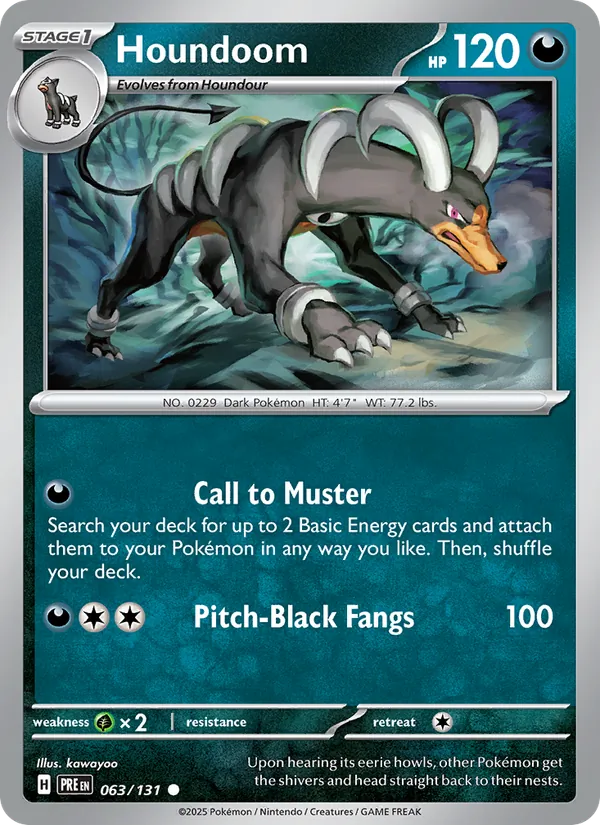 Houndoom 063 · Prismatic Evolutions