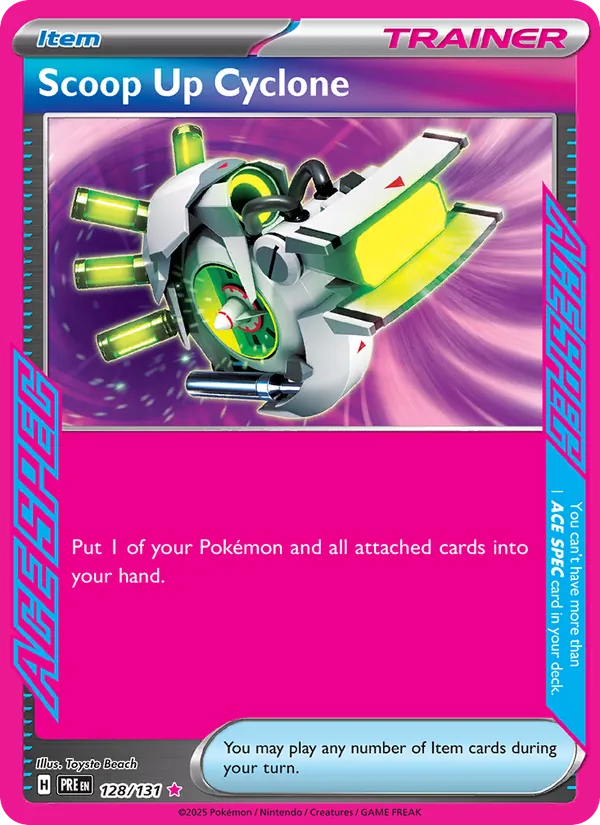 Scoop Up Cyclone 128 · Prismatic Evolutions