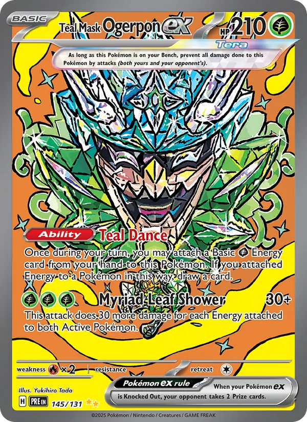 Teal Mask Ogerpon ex 145 · Prismatic Evolutions