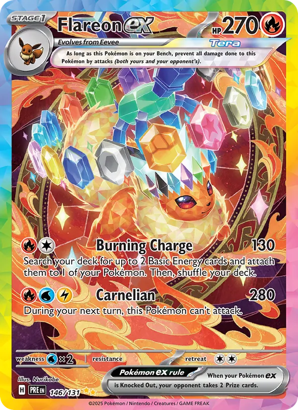 Flareon ex 146 · Prismatic Evolutions