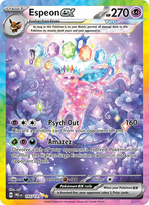 Espeon ex 155 · Prismatic Evolutions