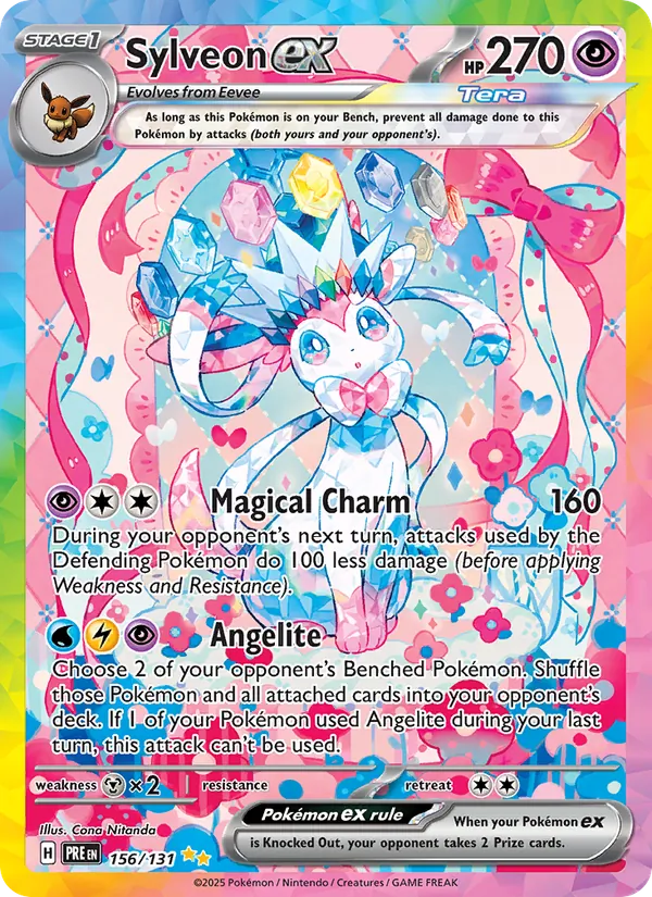 Sylveon ex 156 · Prismatic Evolutions