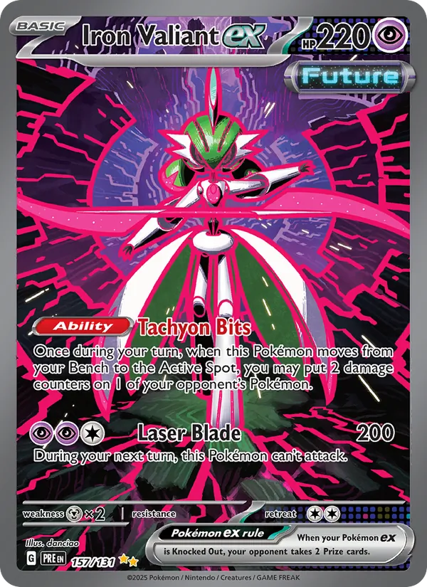 Iron Valiant ex 157 · Prismatic Evolutions
