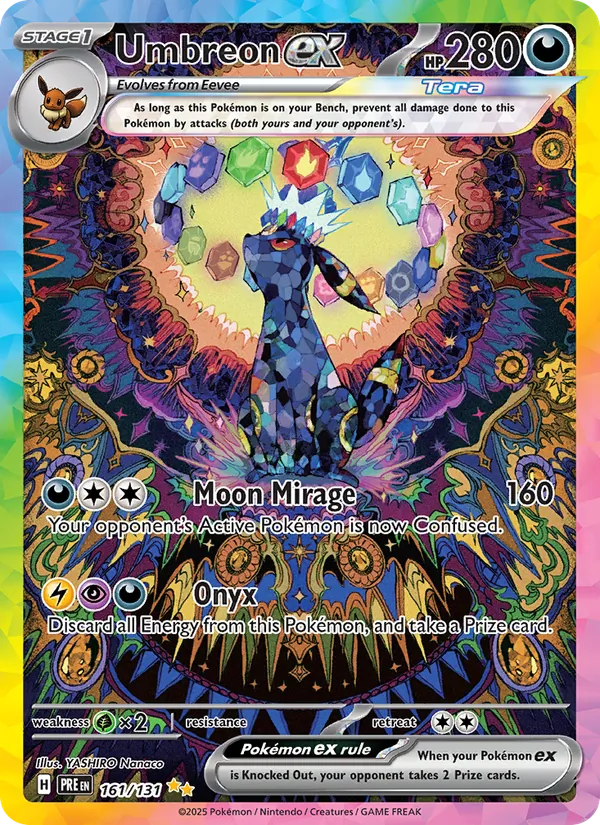 Umbreon ex 161 · Prismatic Evolutions