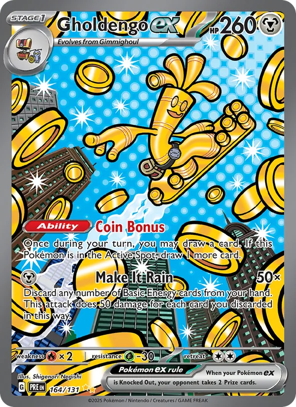 Gholdengo ex 164 · Prismatic Evolutions