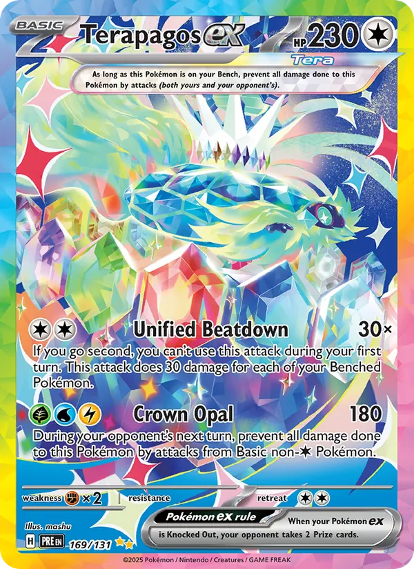 Terapagos ex 169 · Prismatic Evolutions