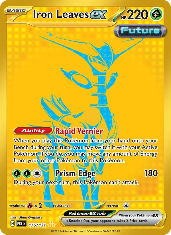 Iron Leaves ex 176 · Prismatic Evolutions