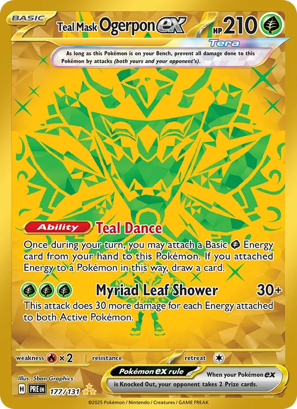 Teal Mask Ogerpon ex 177 · Prismatic Evolutions