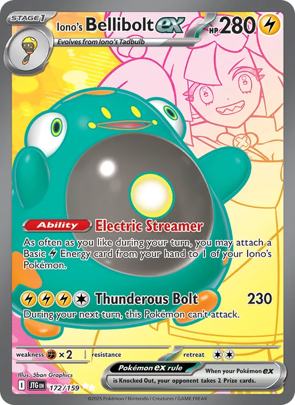 Iono's Bellibolt ex 172 · Journey Together