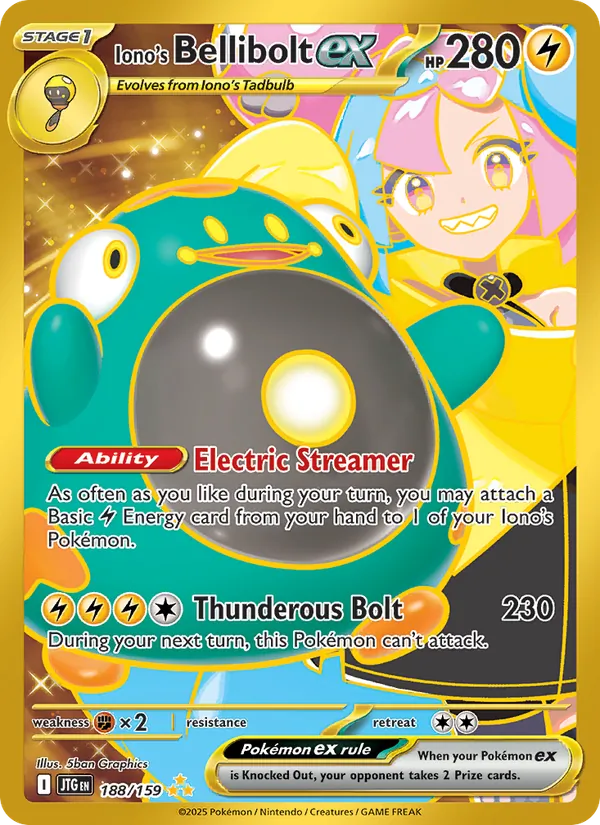 Iono's Bellibolt ex 188 · Journey Together