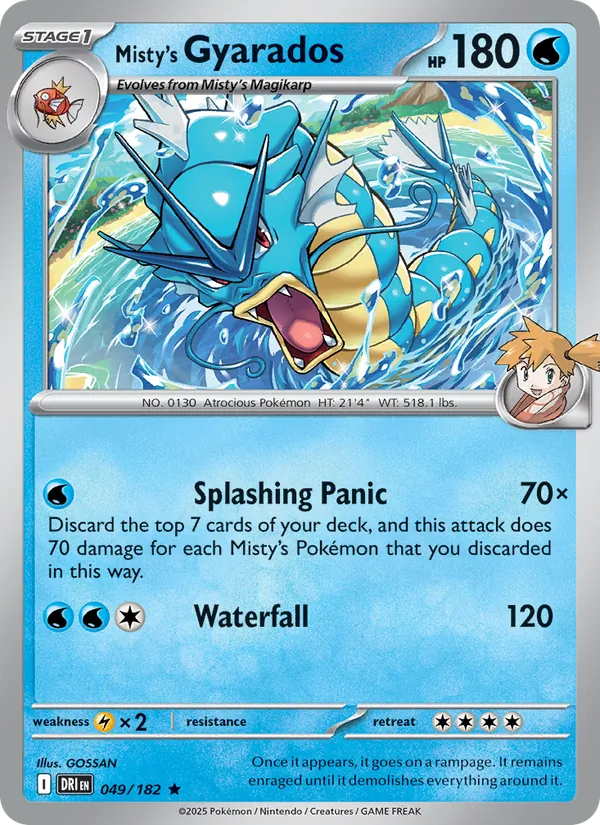Misty's Gyarados 049 · Destined Rivals