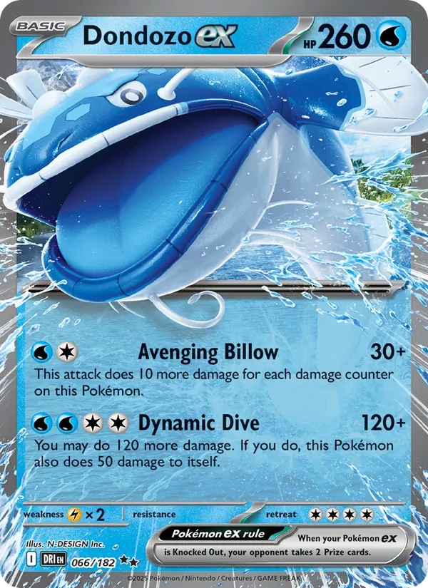 Dondozo ex 066 · Destined Rivals