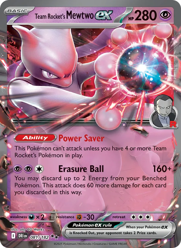 Team Rocket's Mewtwo ex 081 · Destined Rivals