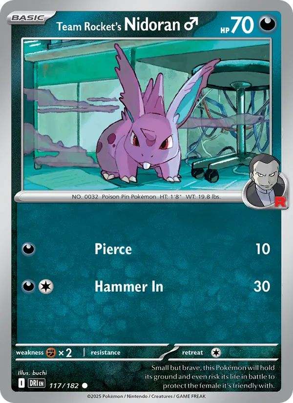 Team Rocket's Nidoran♂ 117 · Destined Rivals