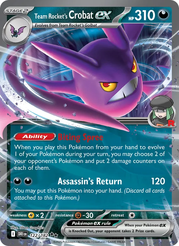 Team Rocket's Crobat ex 122 · Destined Rivals