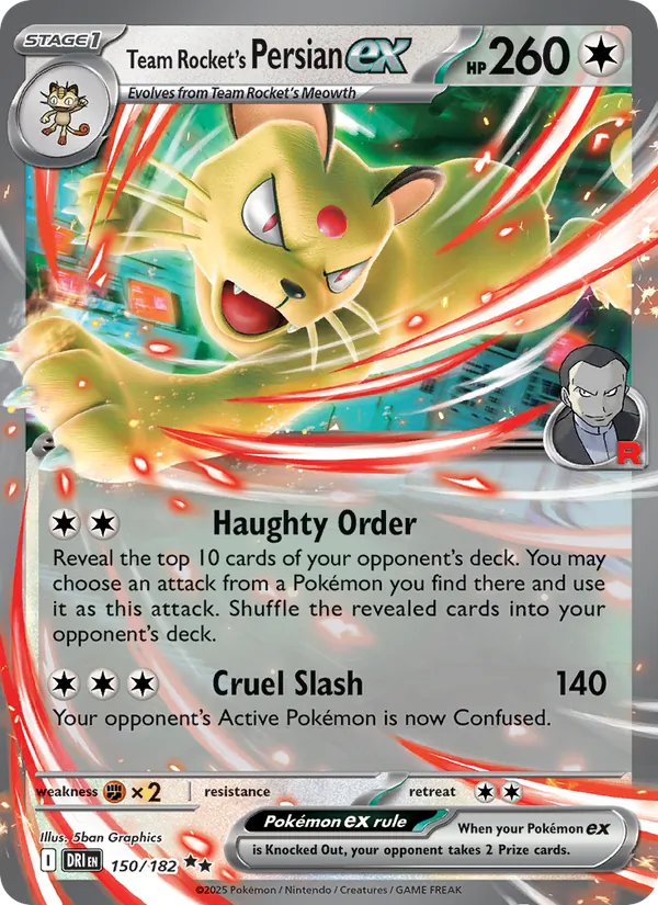 Team Rocket's Persian ex 150 · Destined Rivals