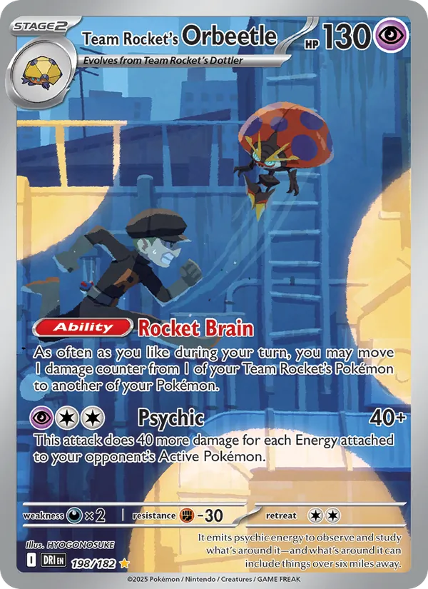 Team Rocket's Orbeetle 198 · Destined Rivals