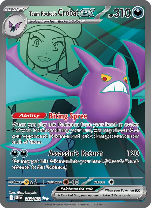 Team Rocket's Crobat ex 217 · Destined Rivals
