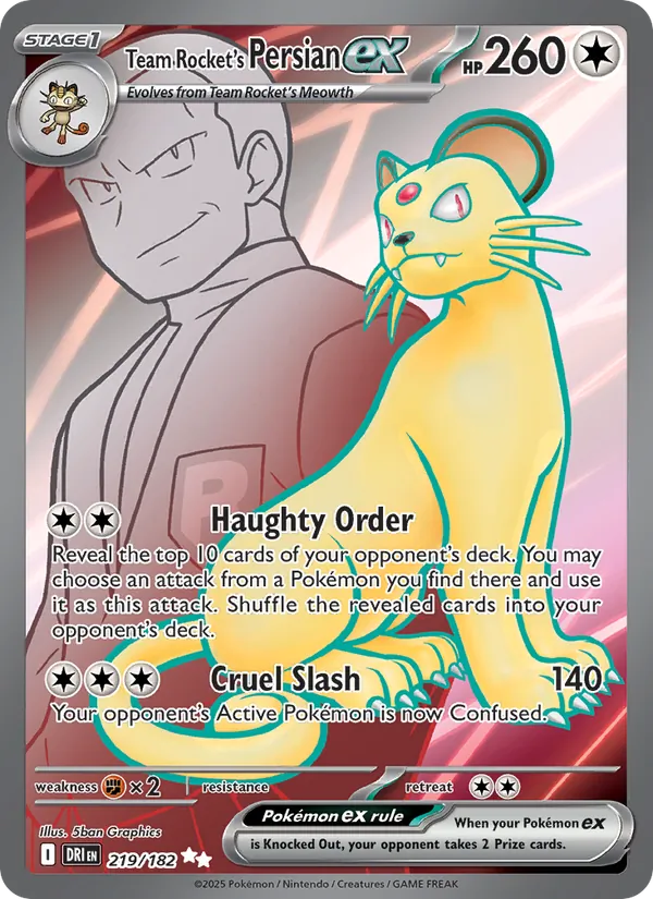 Team Rocket's Persian ex 219 · Destined Rivals