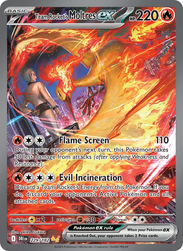 Team Rocket's Moltres ex 229 · Destined Rivals
