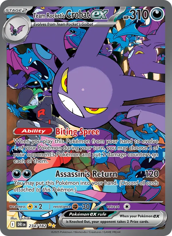 Team Rocket's Crobat ex 234 · Destined Rivals