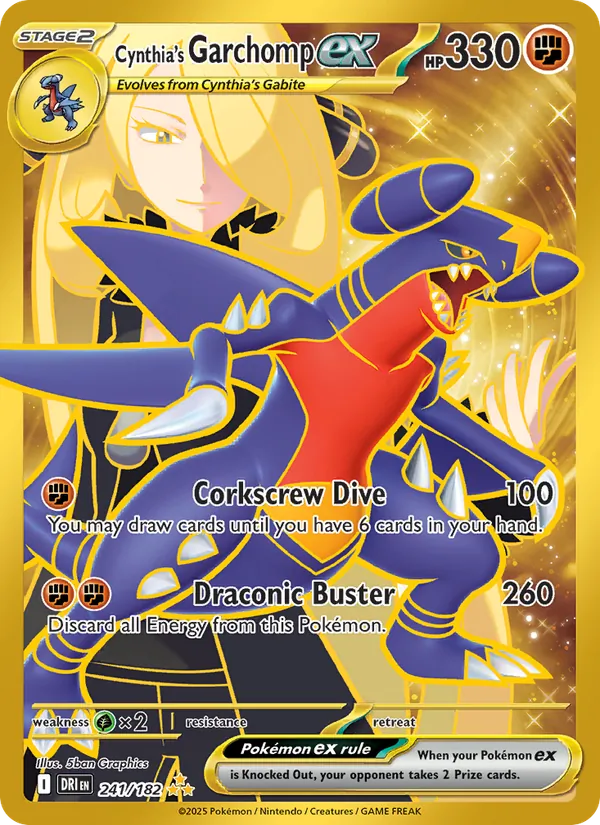 Cynthia's Garchomp ex 241 · Destined Rivals