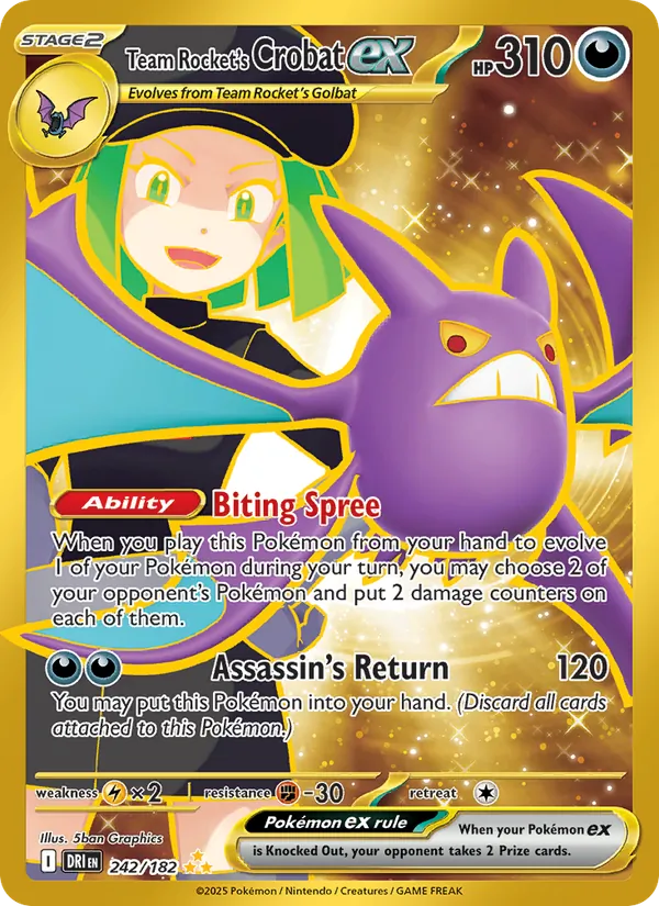 Team Rocket's Crobat ex 242 · Destined Rivals