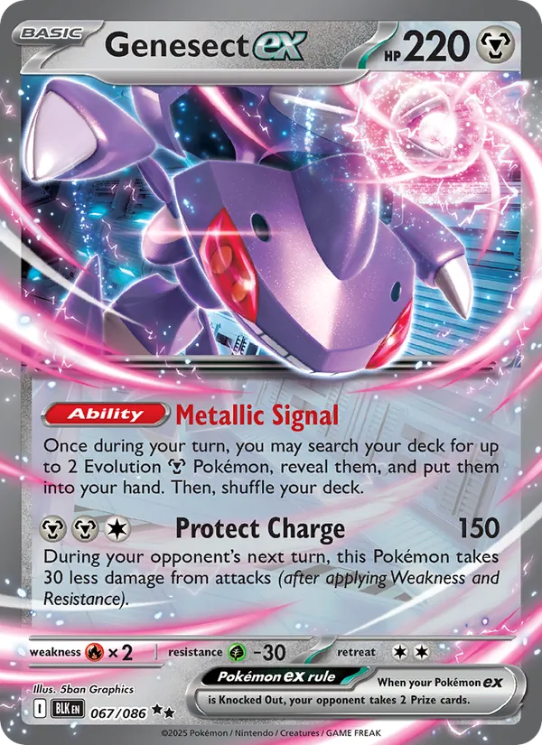 Genesect ex 067 · Black Bolt