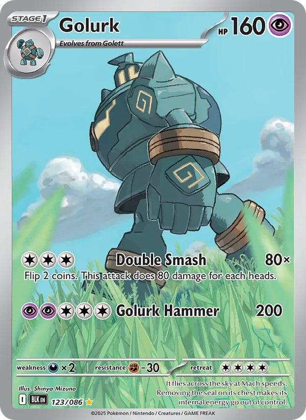 Golurk 123 · Black Bolt