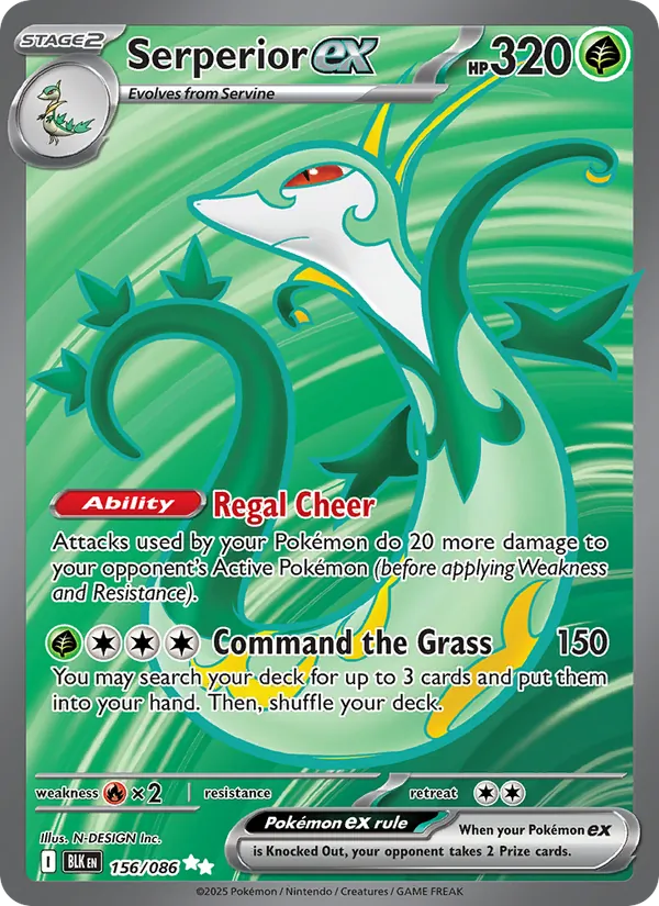 Serperior ex 156 · Black Bolt