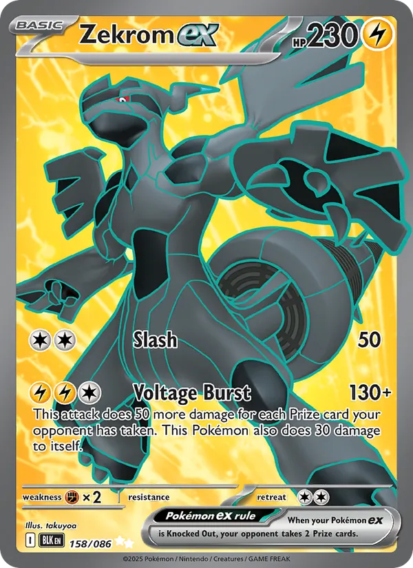 Zekrom ex 158 · Black Bolt