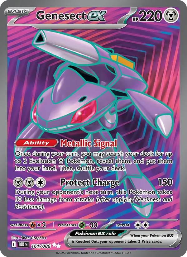 Genesect ex 161 · Black Bolt