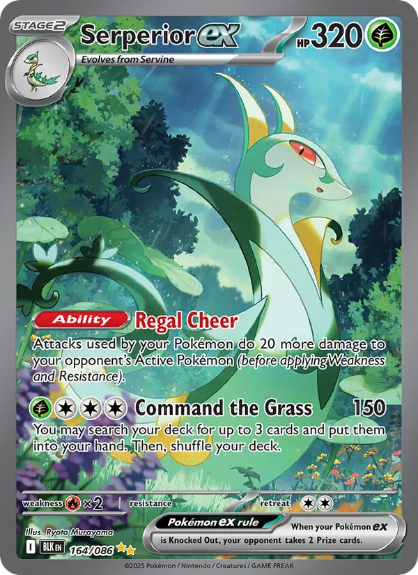 Serperior ex 164 · Black Bolt