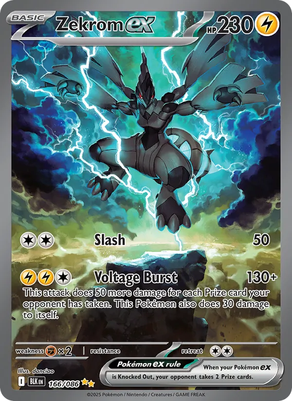 Zekrom ex 166 · Black Bolt
