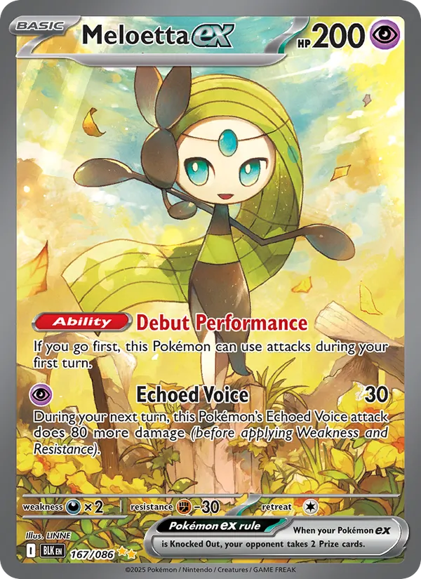 Meloetta ex 167 · Black Bolt