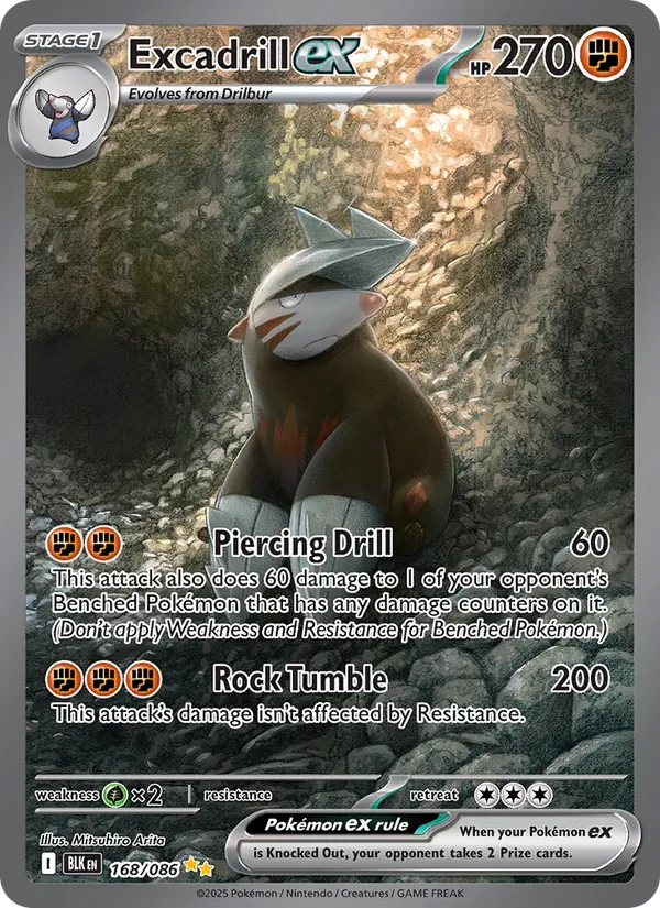Excadrill ex 168 · Black Bolt