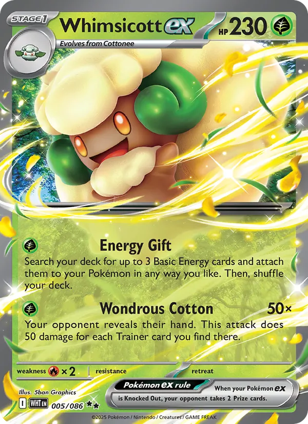 Whimsicott ex 005 · White Flare