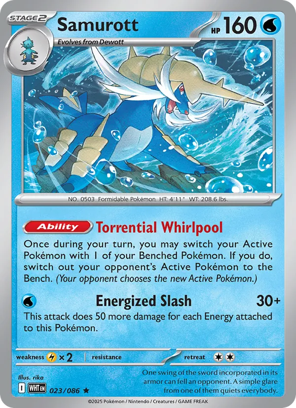 Samurott 023 · White Flare
