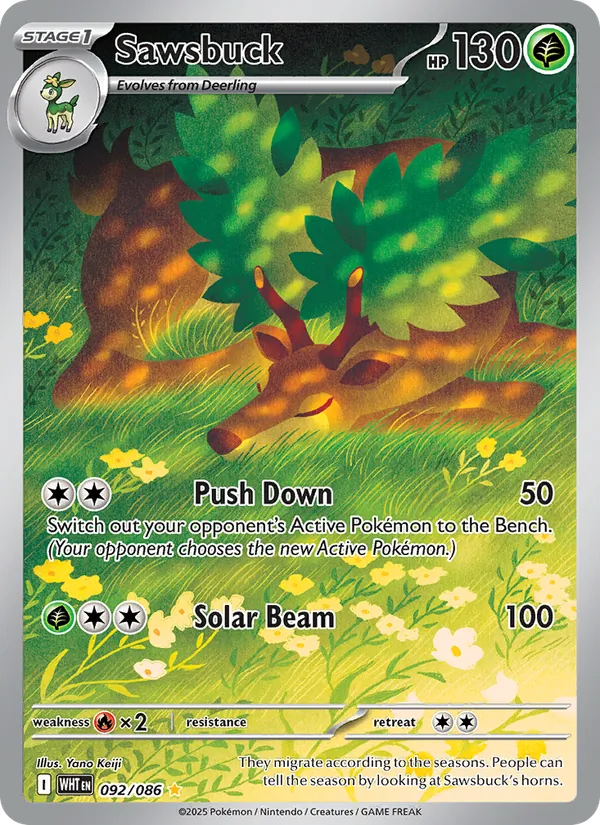 Sawsbuck 092 · White Flare