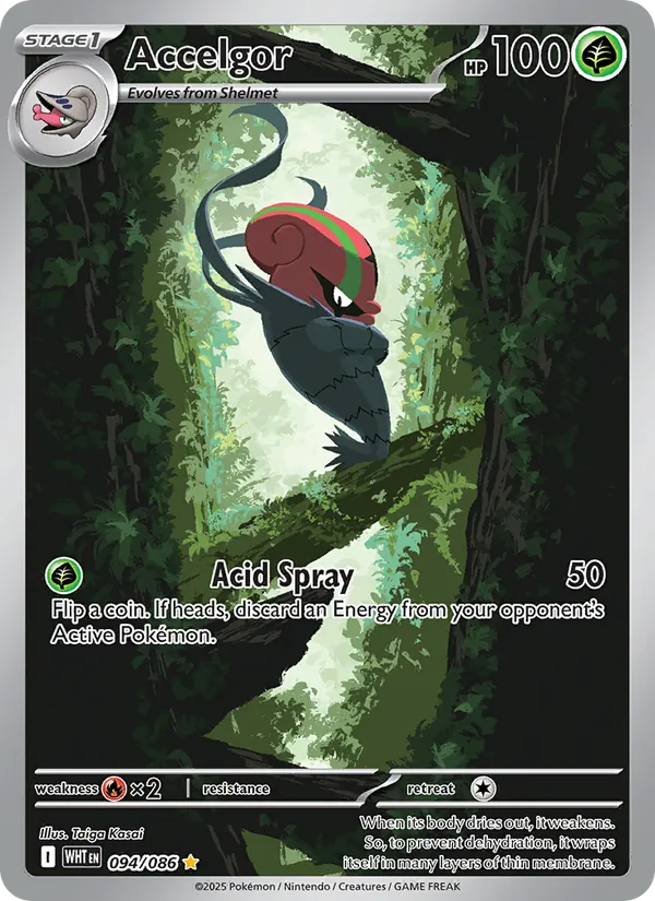 Accelgor 094 · White Flare