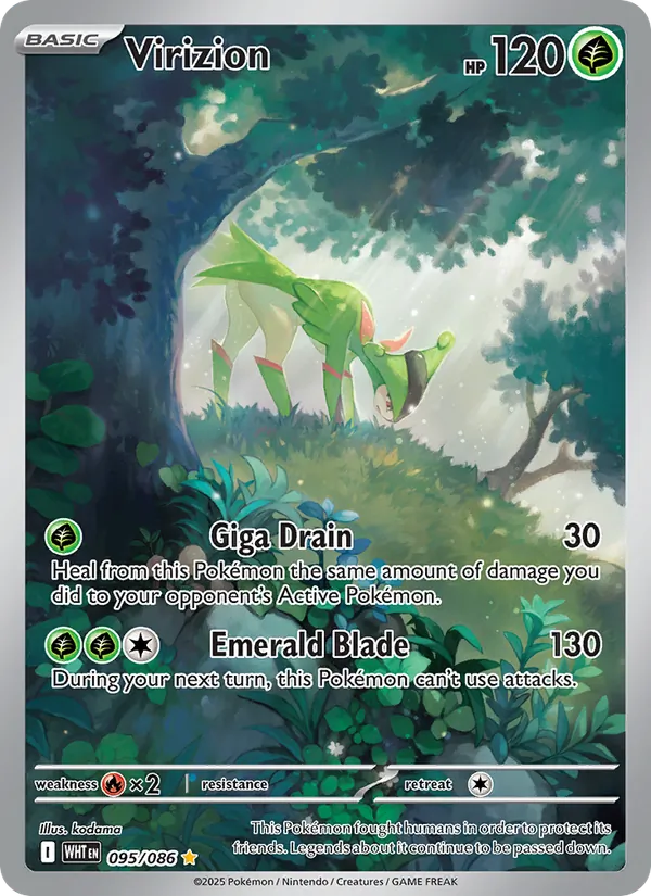 Virizion 095 · White Flare