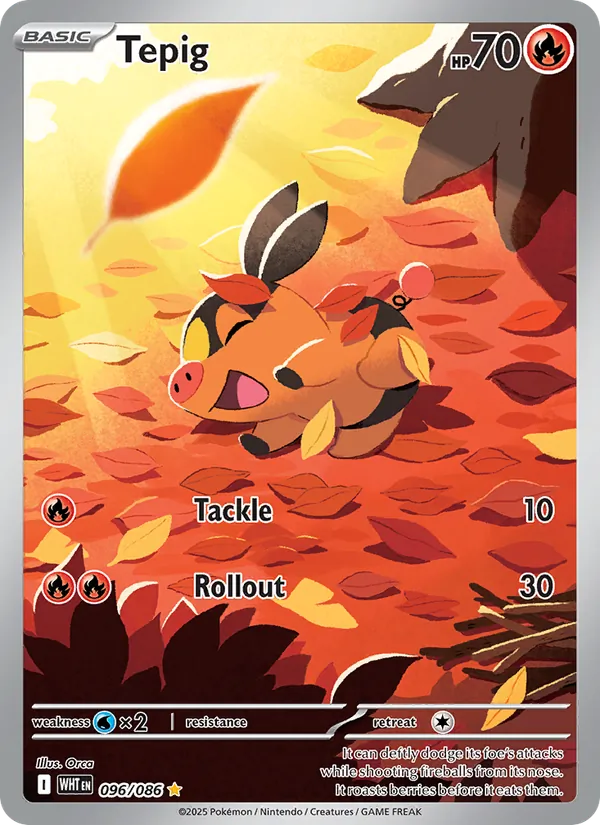 Tepig 096 · White Flare