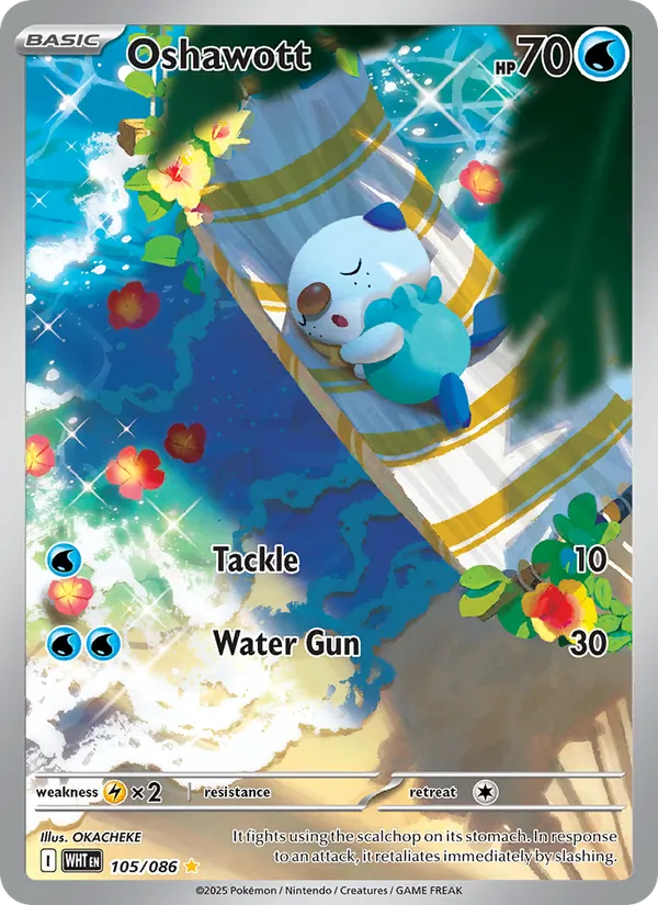 Oshawott 105 · White Flare