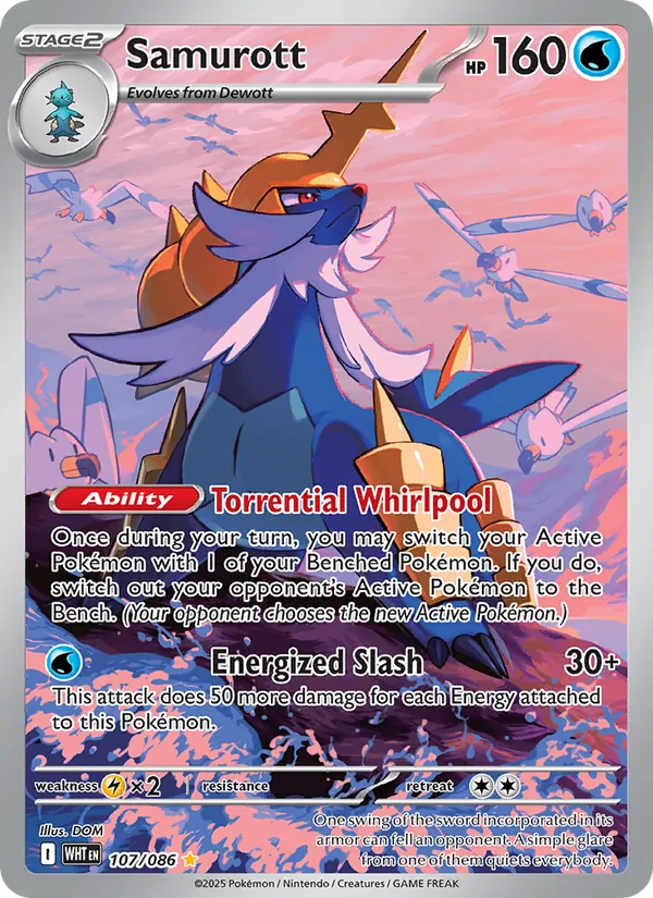 Samurott 107 · White Flare