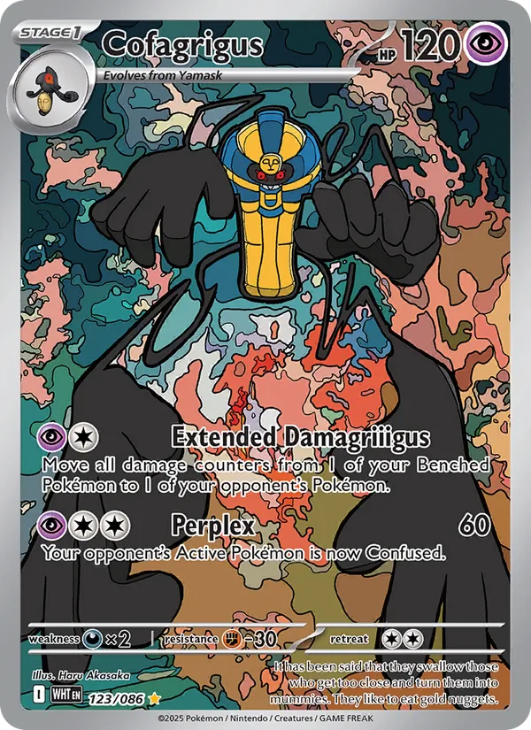 Cofagrigus 123 · White Flare