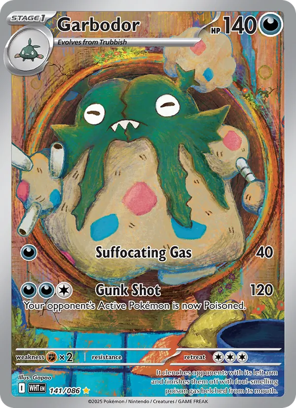 Garbodor 141 · White Flare