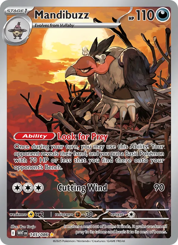 Mandibuzz 145 · White Flare