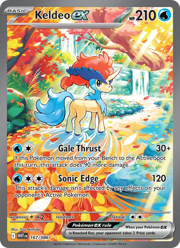 Keldeo ex 167 · White Flare