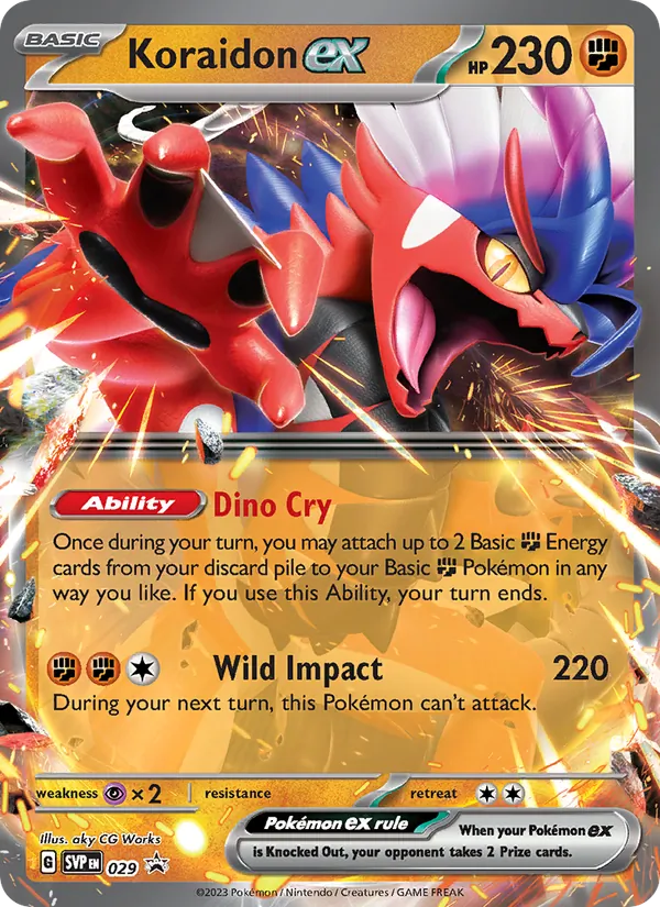 Koraidon ex 029 · SVP Black Star Promos