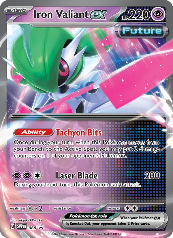 Iron Valiant ex 068 · SVP Black Star Promos